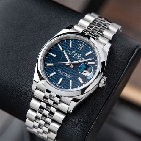 rolex 36mm datejust blue|rolex datejust 36 blue motif.